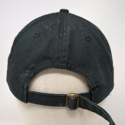 Bad Bunny Embroidered Logo Baseball Cap Black One Size Adjustable Slide Strap