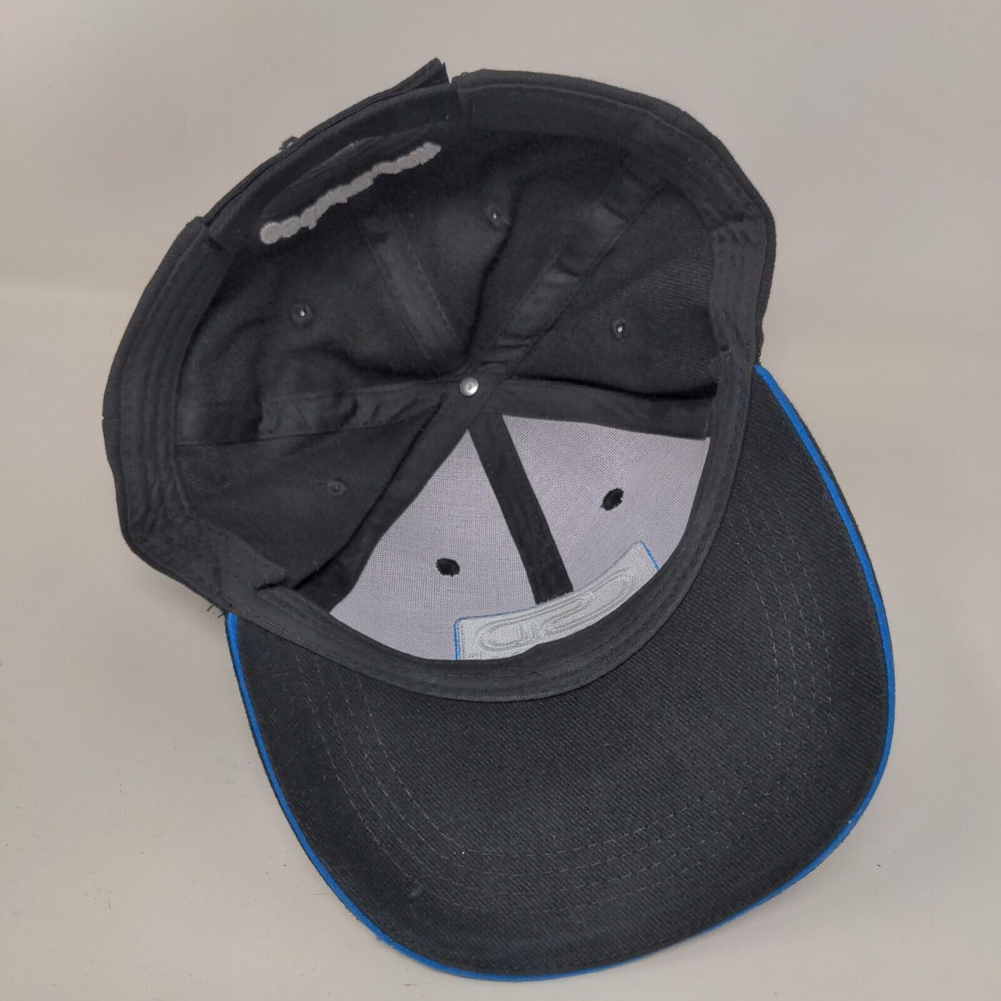 Comm Source Data Strapback Hat Black One Size Adjustable Embroidered 6 Panel