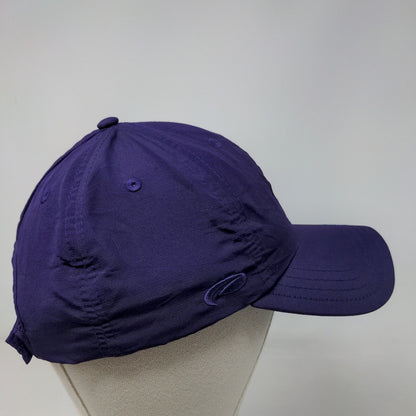 Kiva Dunes Strapback Hat Purple One Size Adjustable Ponytail 6 Panel