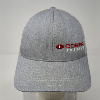 Cobra Trading Snapback Mesh Back Trucker Hat Gray One Size Richardson