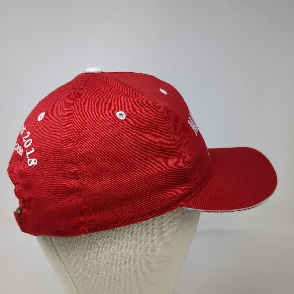 Majestic Resorts Punta Cana Christmas 2018 Baseball Cap Red White One Size Hat