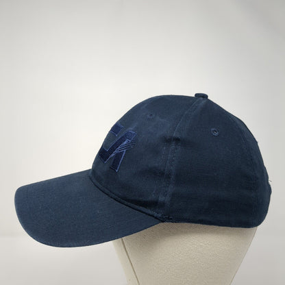 PCA Strapback Hat Blue One Size Adjustable Embroidered Solid Hit Wear