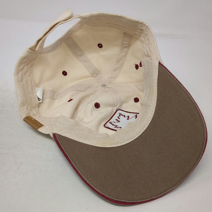 Royal Specialty Baseball Cap Beige One Size Canada Maple Leaf Strapback Hat