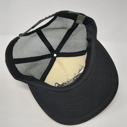 SHIFT Drive Well Idaho Snapback Trucker Hat Black One Size Embroidered