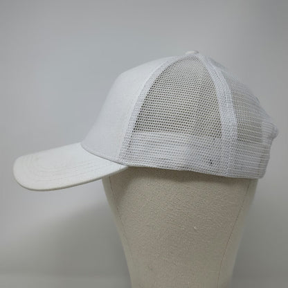 Atlantis Trucker Hat White One Size Spindrift Soda Can Recycled Mesh Snapback