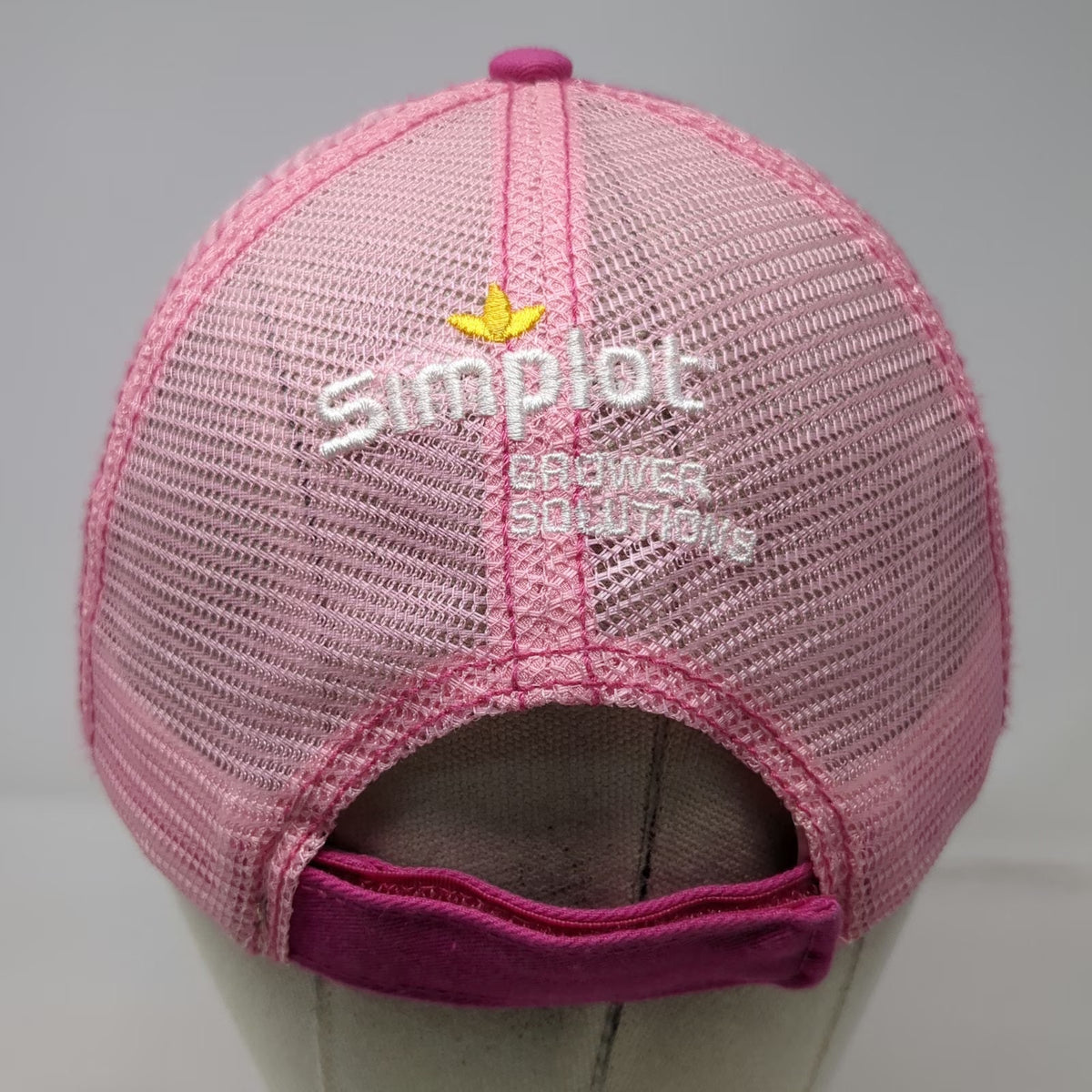 Headgear Baseball Cap Pink One Size Mesh Strapback Simplot Innvictis Hat