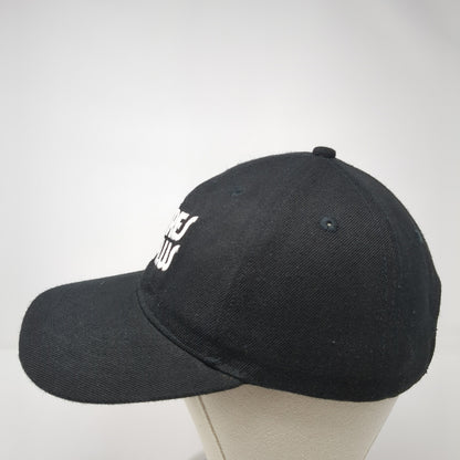 Tires Plus Strapback Hat Black Embroidered Logo Adjustable One Size