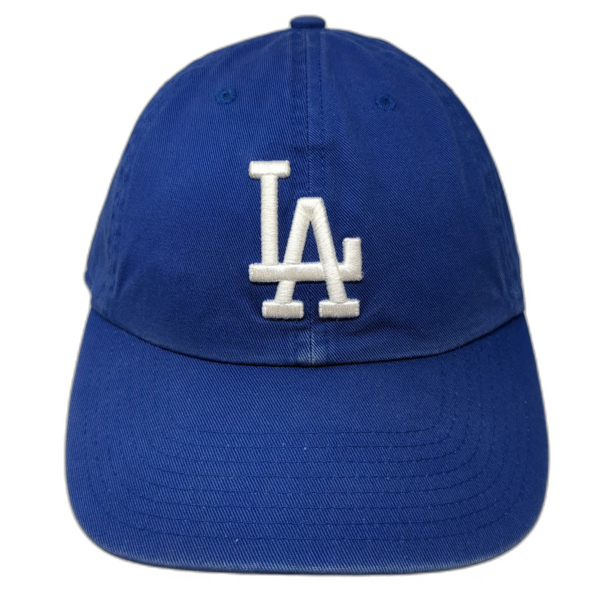 '47 Los Angeles Dodgers MLB Baseball Cap Blue One Size LA Logo Cotton Slideback
