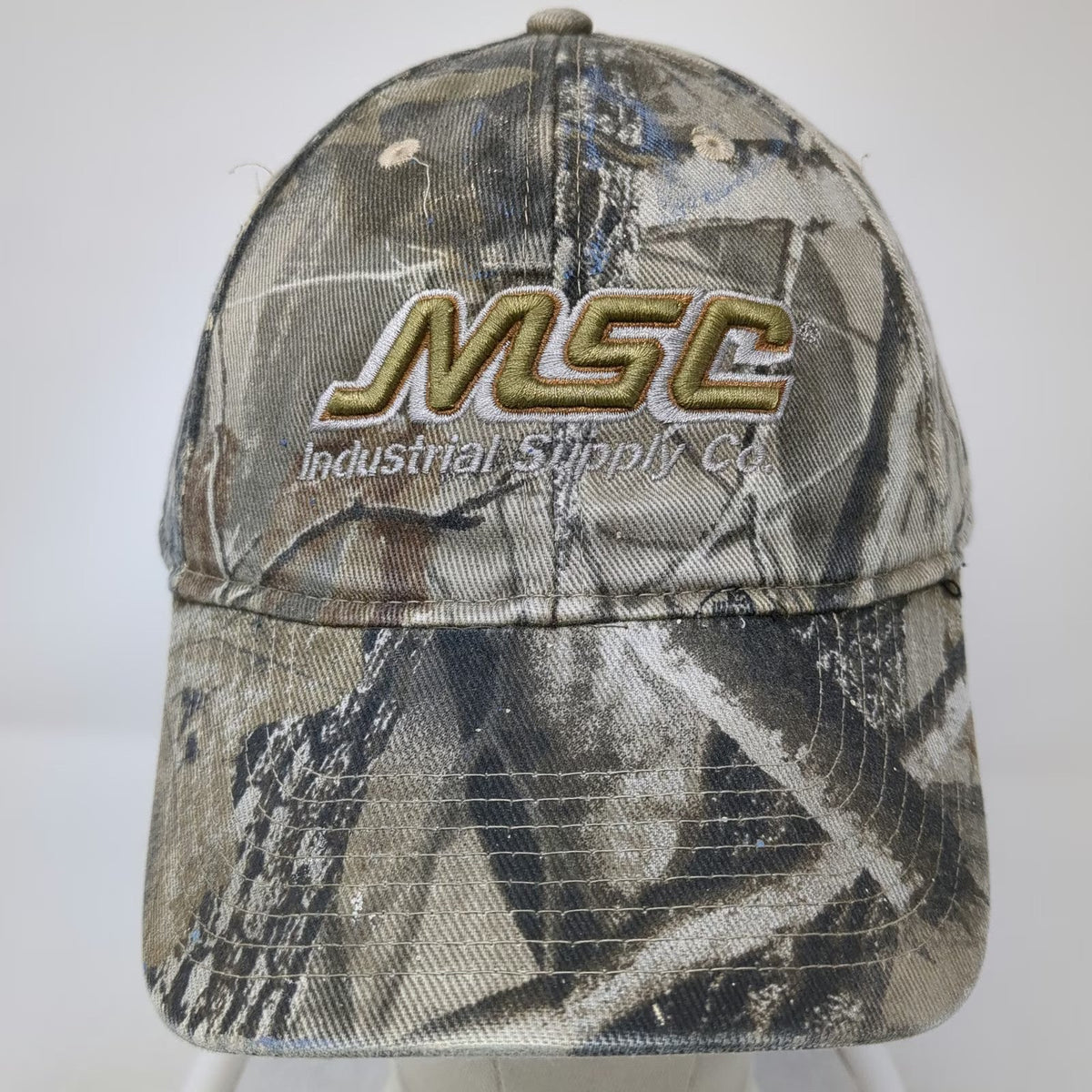 Specialty Graphics MSC Industrial Supply Co Green Camo One Size Baseball Cap Hat