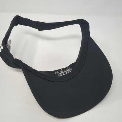 Pinpoint Fungicide Sun Visor Hat Black One Size Adjustable Strap Under Armour