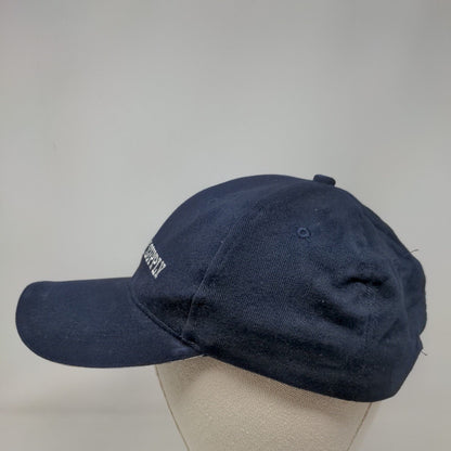 Gulf Eagle Supply Strapback Hat Blue OSFA Adjustable Embroidered Cameo