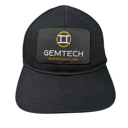 Gemtech Suppressors Patch Snapback Trucker Hat Black OSFA Mesh Back