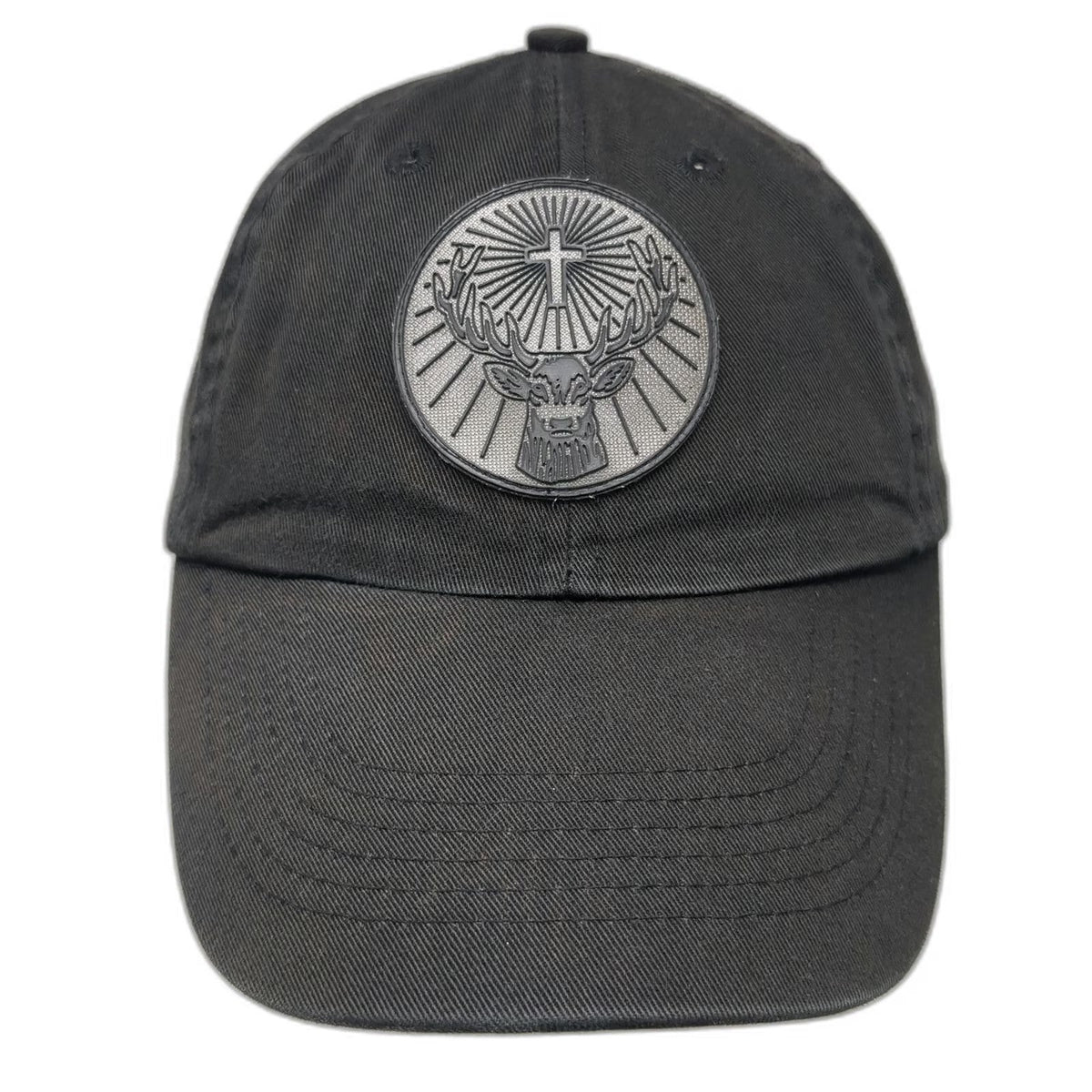 Jagermeister Baseball Cap Black One Size Stag Logo Bottle Embroidery Strap