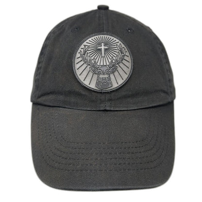 Jagermeister Baseball Cap Black One Size Stag Logo Bottle Embroidery Strap