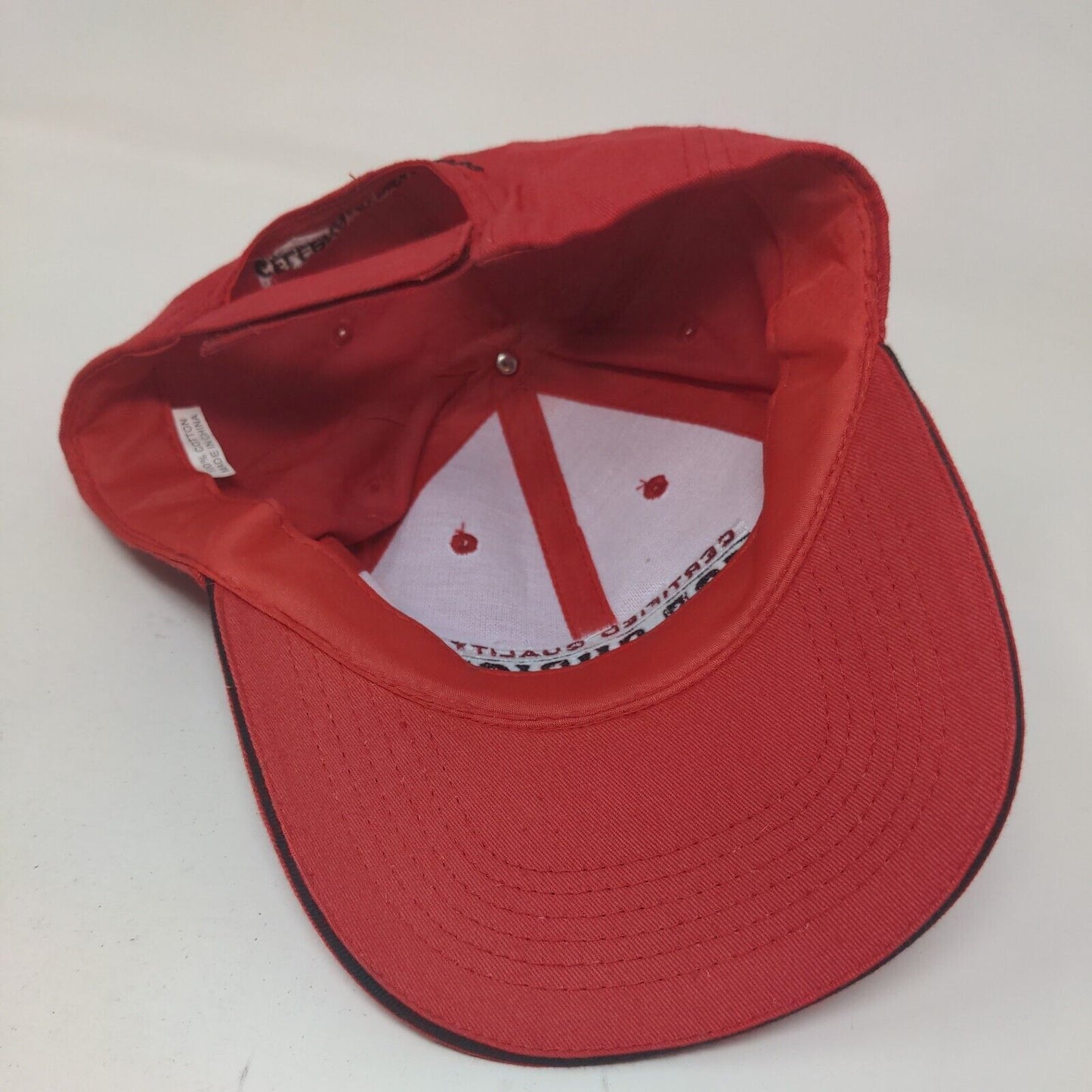 Certified Quality Top Choice Lumber Products Strapback Hat Red One Size