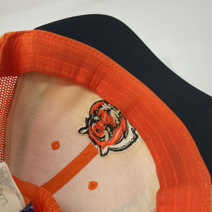 Cincinnati Bengals NFL Reebok Cap Orange XL Mesh Stretch Fit Curved Brim Hat