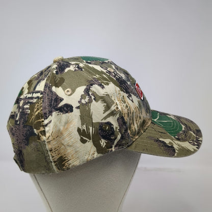 Go USA Baseball Cap Green One Size Camo Tires Les Schwab Logo Strapback Hat