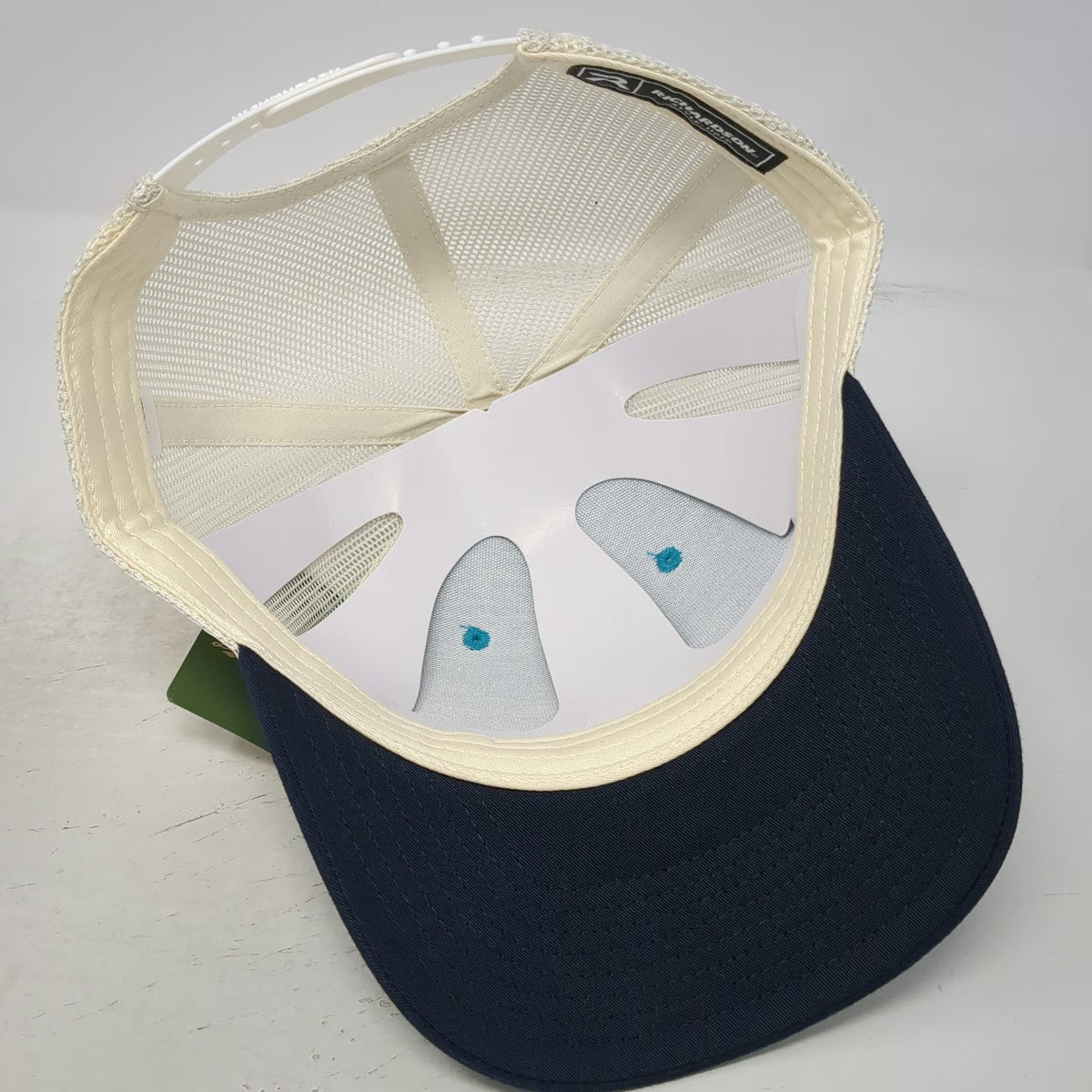 Richardson Trucker Hat Blue White One Size Danner 1932 Mountain Mesh Snapback
