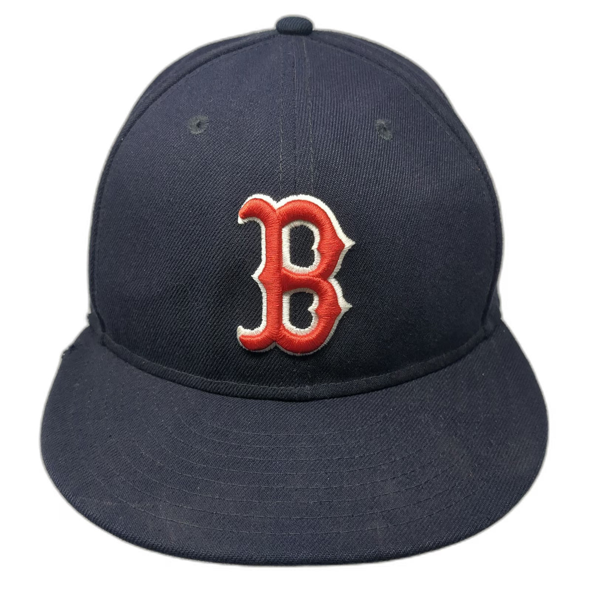 New Era Boston Red Sox MLB Snapback Hat Blue Red White One Size Flat Brim Logo