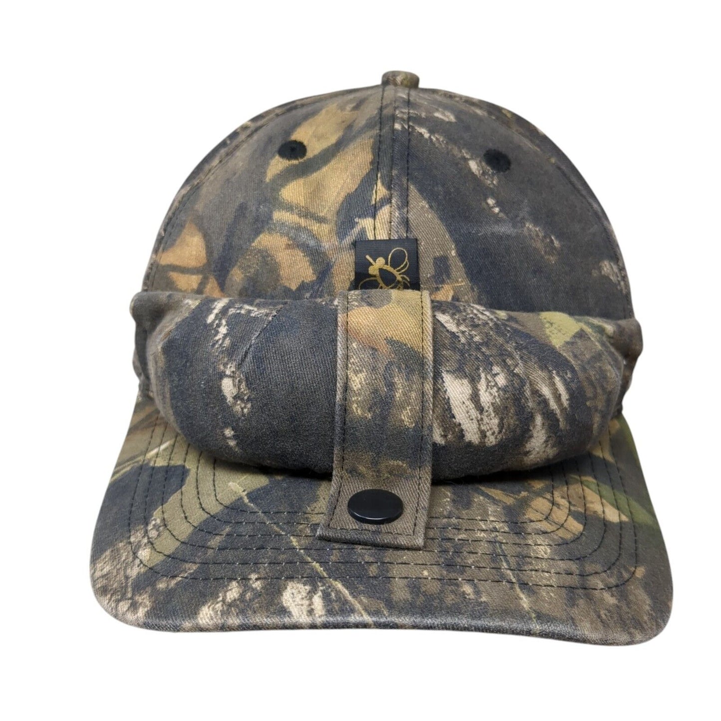Little Fly Strapback Hat Camouflage One Size Adjustable Vented Holes 6 Panel