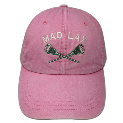 Adams Baseball Cap Pink One Size Mad Lax Lacrosse Breast Cancer Courage Hat