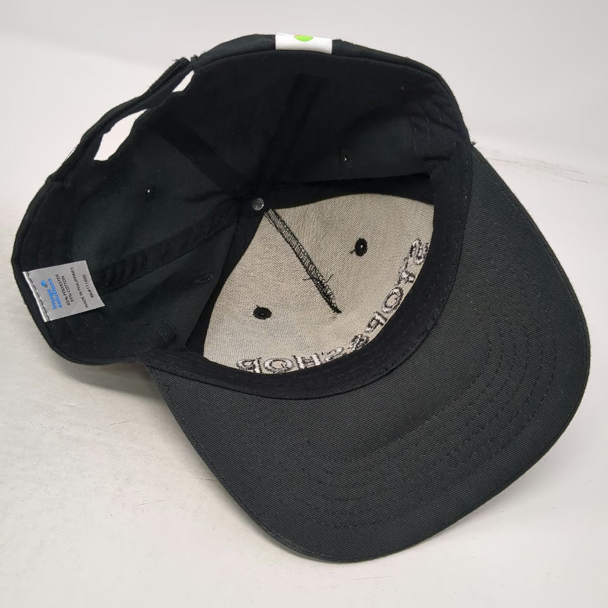 Image Solutions Baseball Cap Black One Size Stop & Shop Tonal Strapback Hat