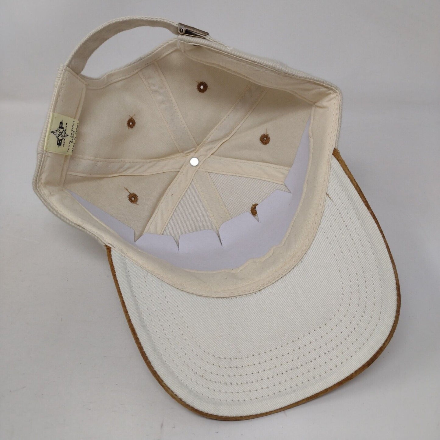 Stratosphere Tower Las Vegas Slideback Hat Tan OS Adjustable Embroidered Exp