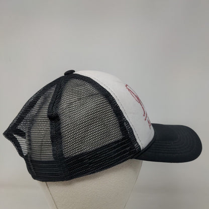 Rose All Day Snapback Trucker Hat Black OSFA Adjustable Mesh Back Rope