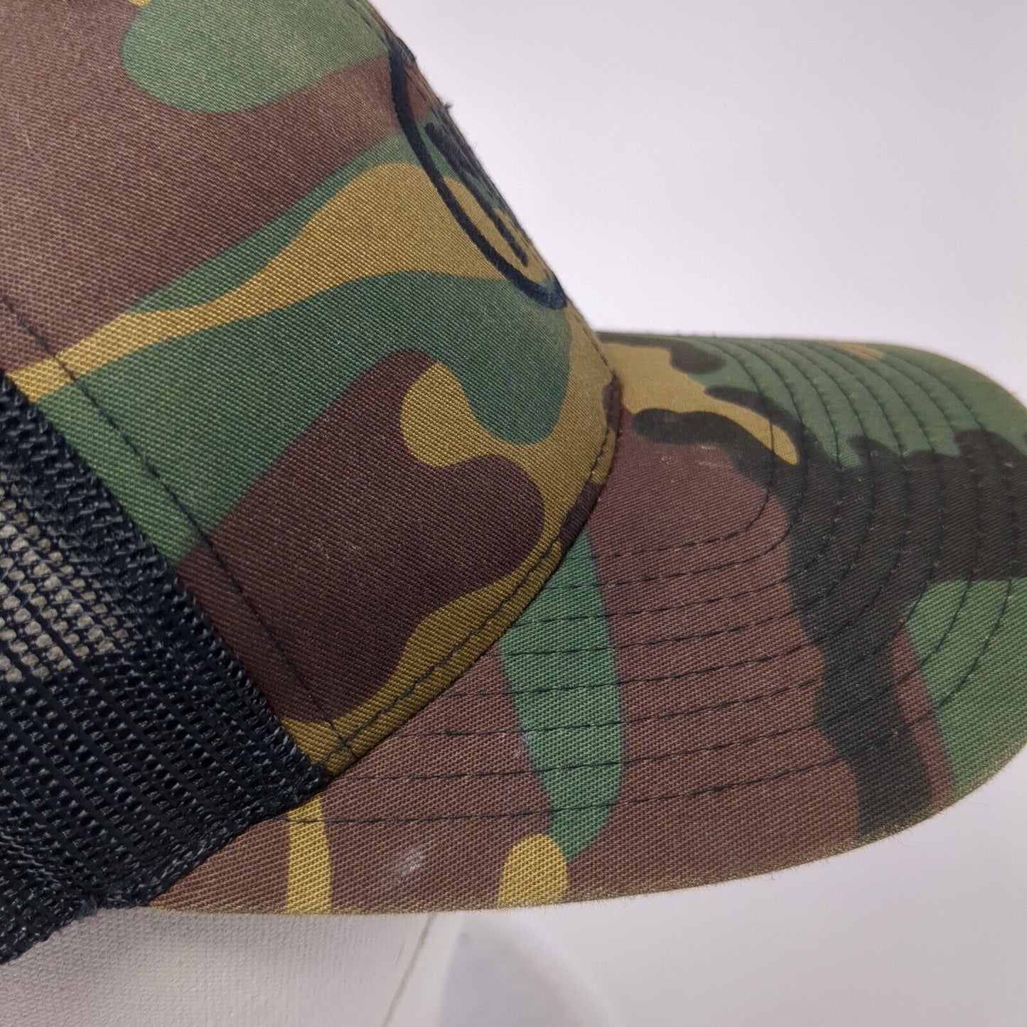 New Image Snapback Trucker Hat Camouflage OS Adjustable Embroidered Yupoong