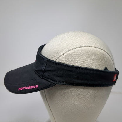 New Balance Visor Black One Size Hat Pink Ribbon Susan G. Komen For The Cure
