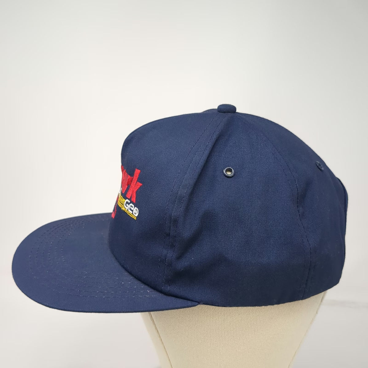America's Legend Trucker Blue OS Hat Edmark Chevrolet Geo Snapback Vintage