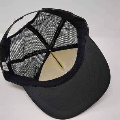 Donna's Tours Snapback Rope Trucker Hat Black OSFA Mesh Back Solid