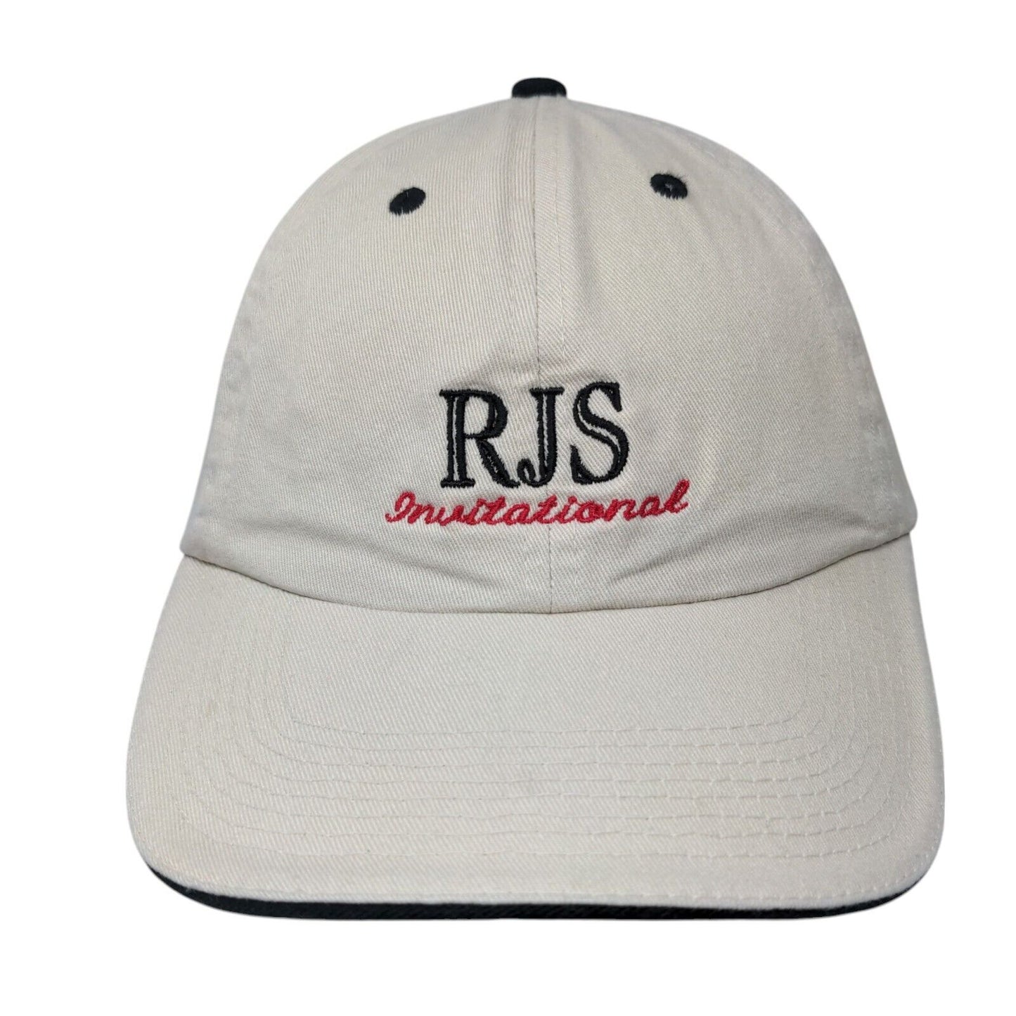 RJS Invitational Slideback Hat Tan One Size Embroidered Fahrenheit
