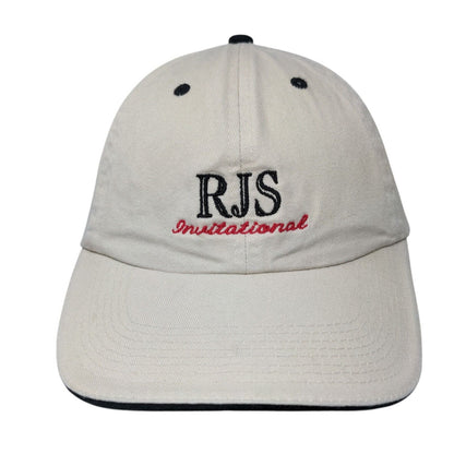 RJS Invitational Slideback Hat Tan One Size Embroidered Fahrenheit