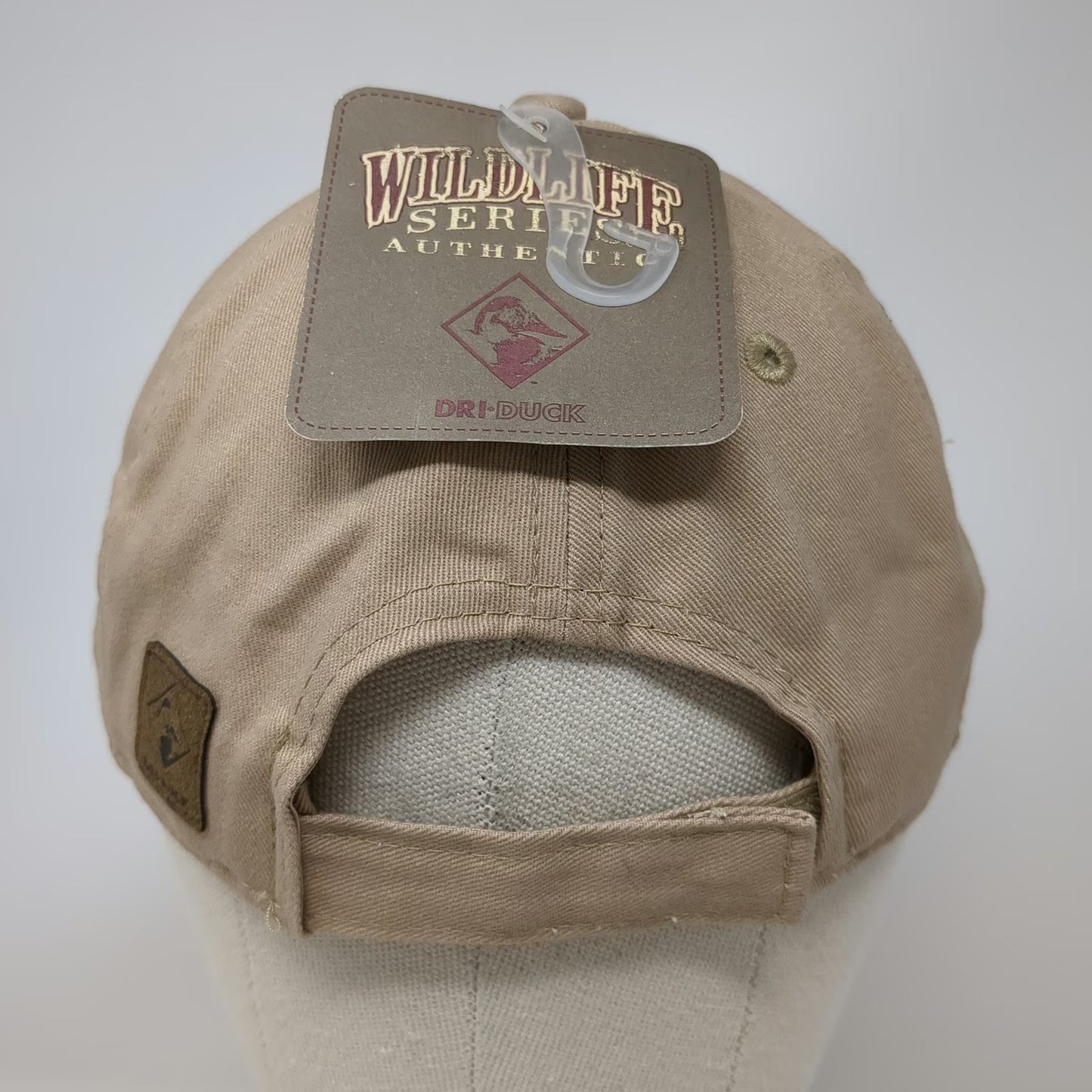 DRI DUCK Baseball Cap Beige One Size W Stock Excavating Elk Wildlife Hat