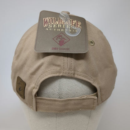 DRI DUCK Baseball Cap Beige One Size W Stock Excavating Elk Wildlife Hat