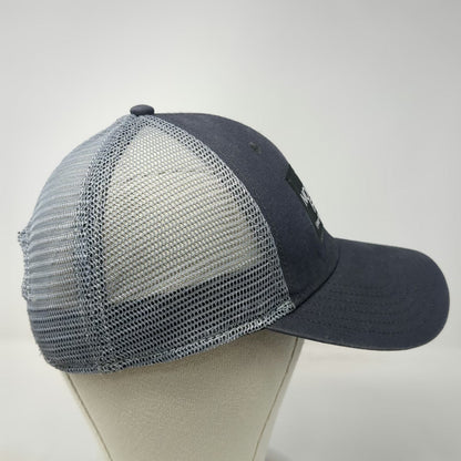 The North Face Trucker Hat Gray One Size Mesh Back Snapback Logo Patch Alpine
