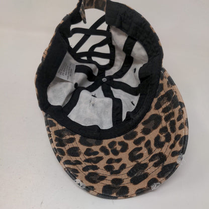 Hobby Lobby Inc. Strapback Hat Multicolor One Size Leopard Print Distressed