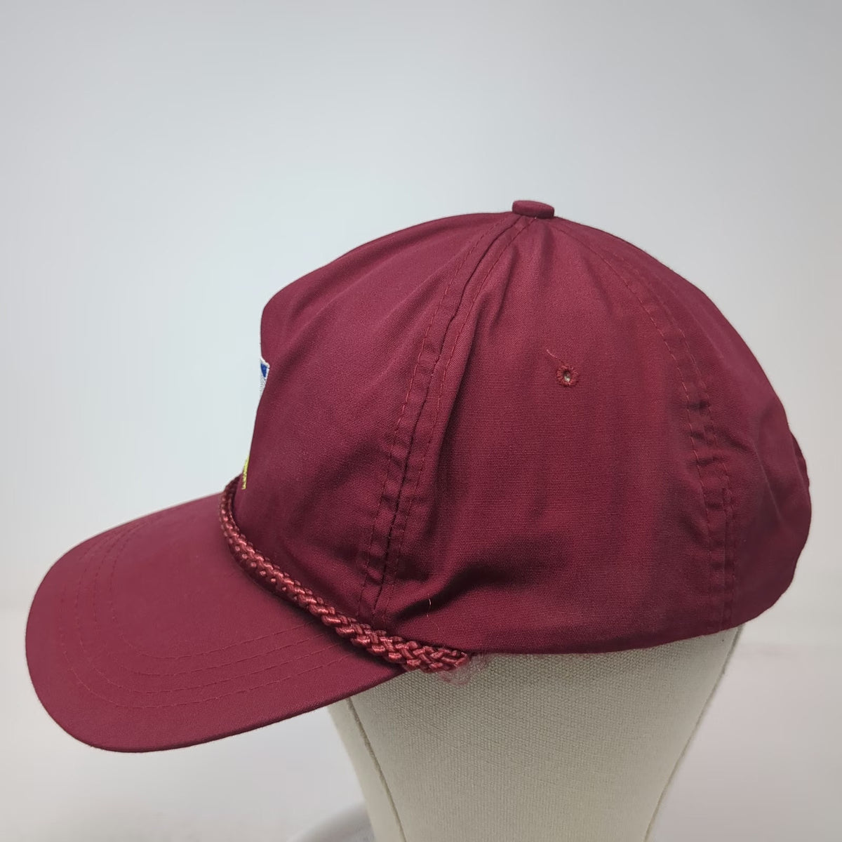 Sportcap 5 Panel Red One Size Silver Creek Irrigation Rope Slideback Hat Cotton