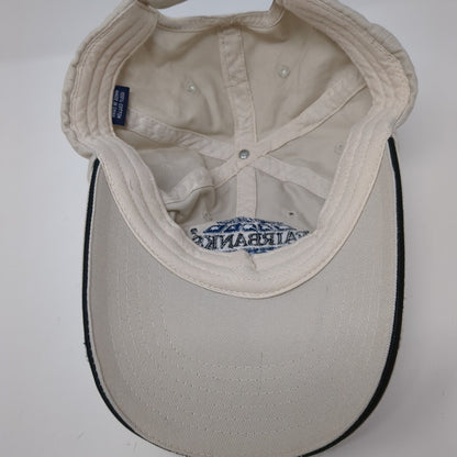 Fairbanks Slideback Hat Tan One Size Adjustable Embroidered 6 Panel