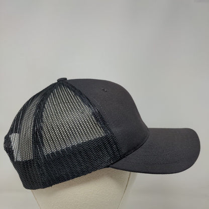 Mastagni Law Snapback Trucker Hat Black One Size Patriotic Mesh Back Classic Cap