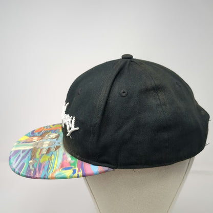 Bioworld Snapback Black One Size Rick and Morty Graphic Brim Embroidered Hat
