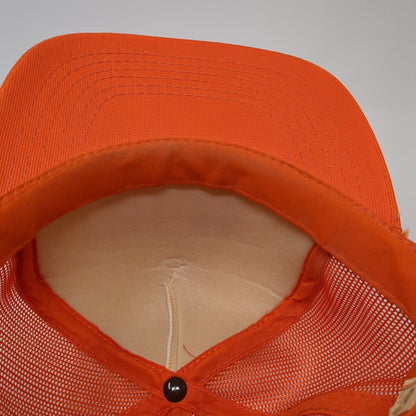 Yellow Snapback Trucker Hat Orange OS Adjustable Mesh Back 6 Panel YoungAn