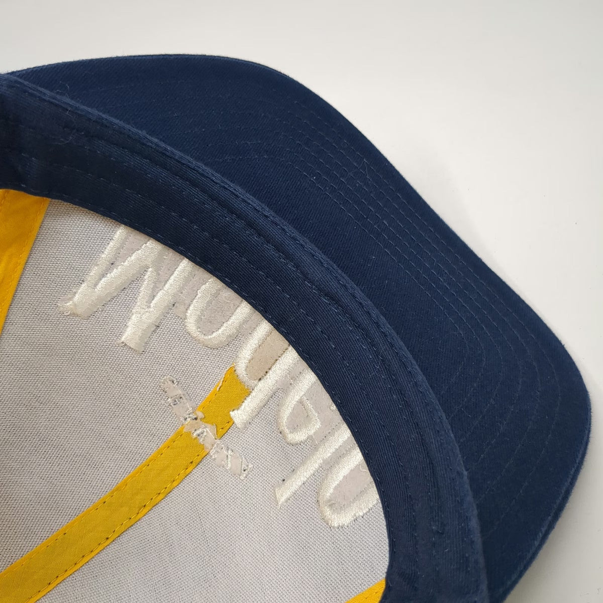 Modelo Trucker Hat Blue Yellow One Size Mesh Back Snapback Cerveza Beer Logo