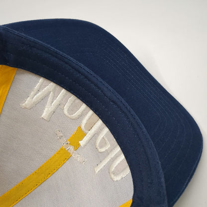Modelo Trucker Hat Blue Yellow One Size Mesh Back Snapback Cerveza Beer Logo