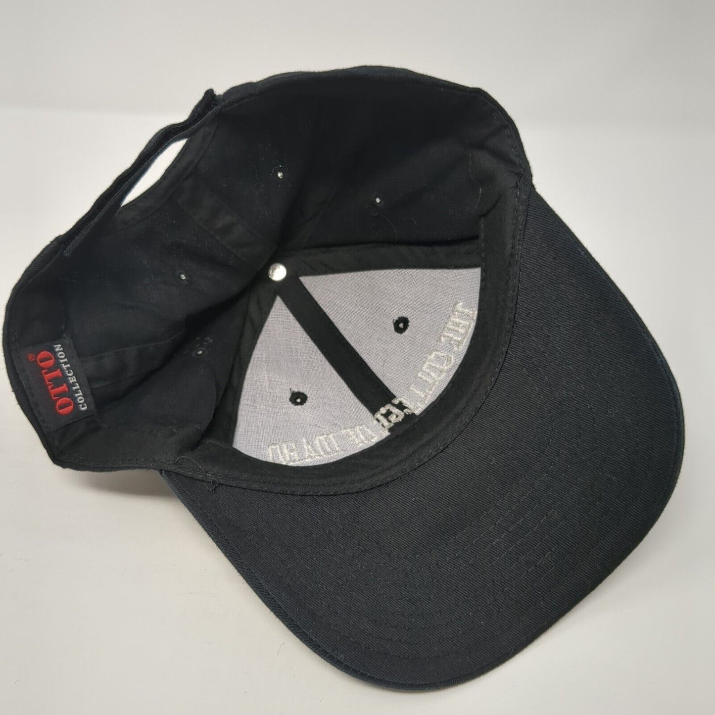 The College Of Idaho Strapback Hat Black One Size Adjustable Otto