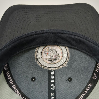 Rapid Dominance United States Marine Corps Snapback Hat Gray One Size USMC EGA