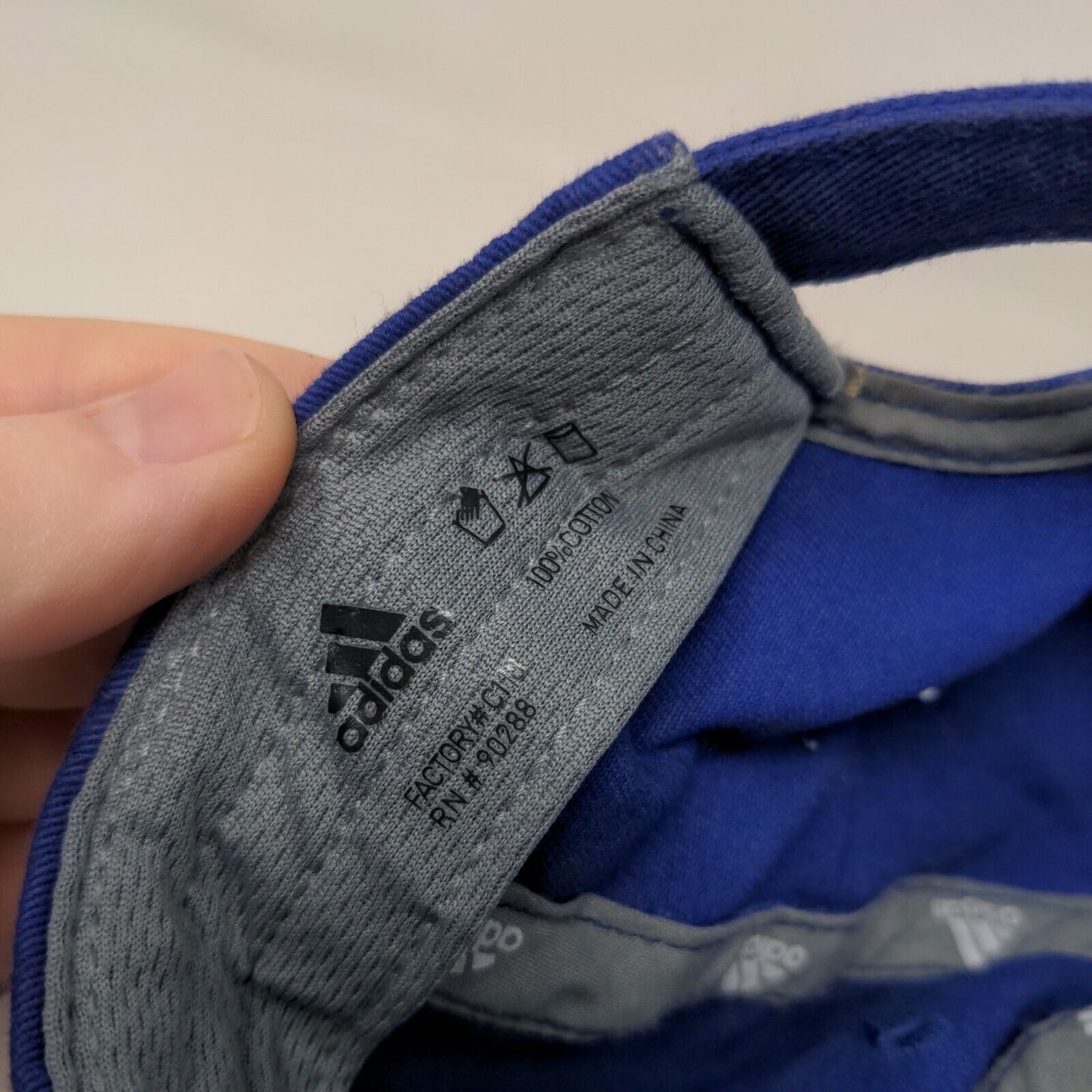 Adidas Climalite Men's Slideback Hat Blue Adjustable Embroidered Logo