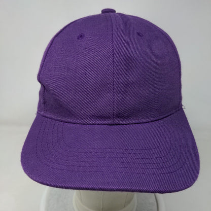 S7 Star Strapback Hat Purple One Size Adjustable Vented Holes 6 Panel Blank