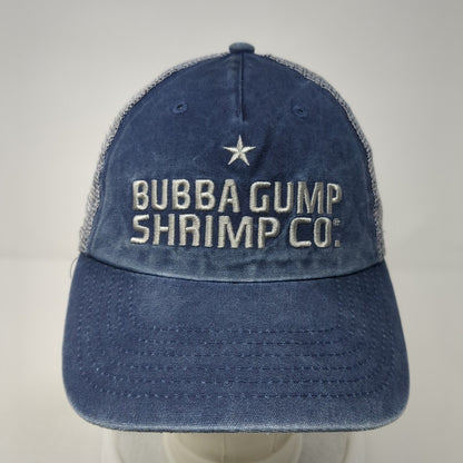 Bubba Gump Shrimp Co. Snapback Trucker Hat Blue One Size Adjustable Mesh Back